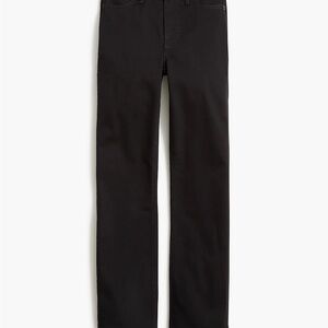 J. Crew Black Flare Crop Mid-rise Jeans